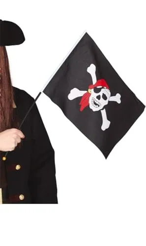 Guirca Corsaro Bandiera dei Pirati Teschio Nero