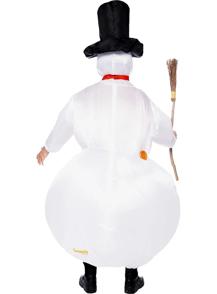 Funidelia costume pupazzo neve gonfiabile taglia unica