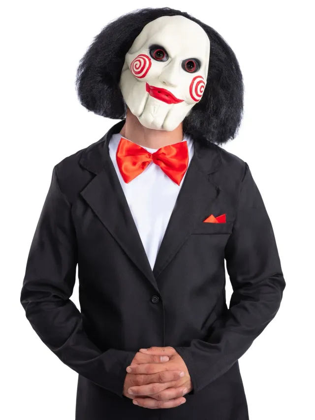 Smiffys Saw Jigsaw maschera lattice Billy taglia unica