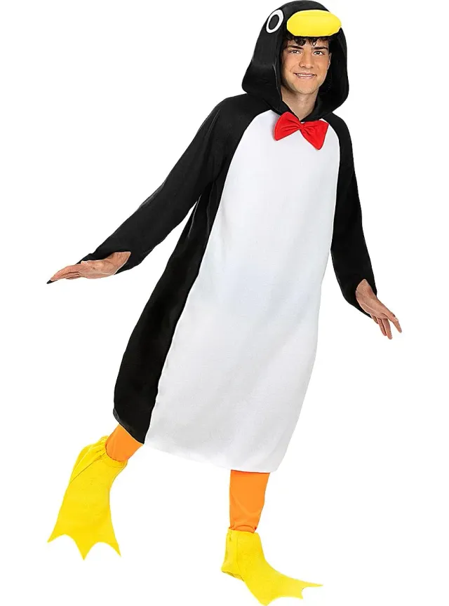 Funidelia Pinguino costume adulto S-M nero