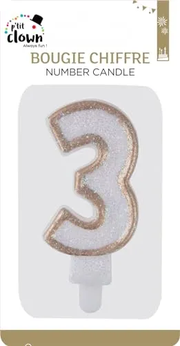 P'tit Clown 21193 Candela Numero 3 Oro