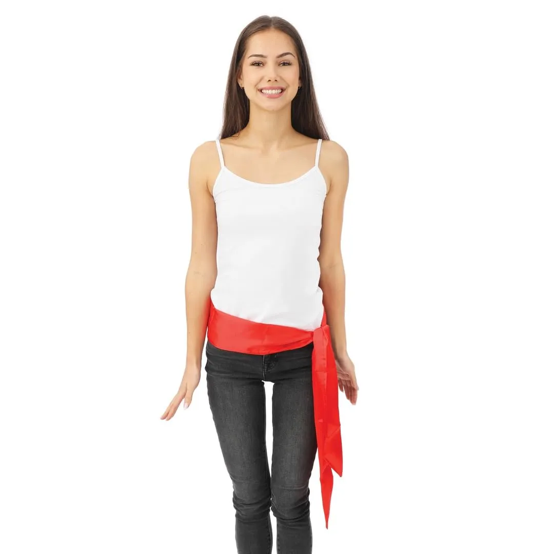 P'tit Clown Cintura tessuto rossa 10x180 cm costume