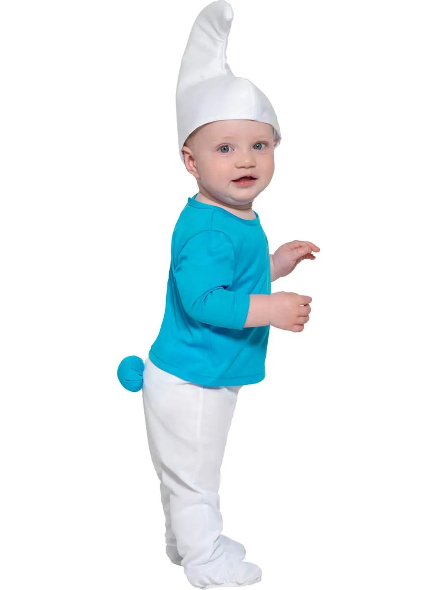 Funidelia Puffo costume neonato 6-12 mesi azzurro
