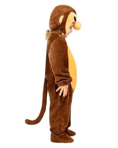 Funidelia Costume Scimmia Neonato Tuta Completo Marrone