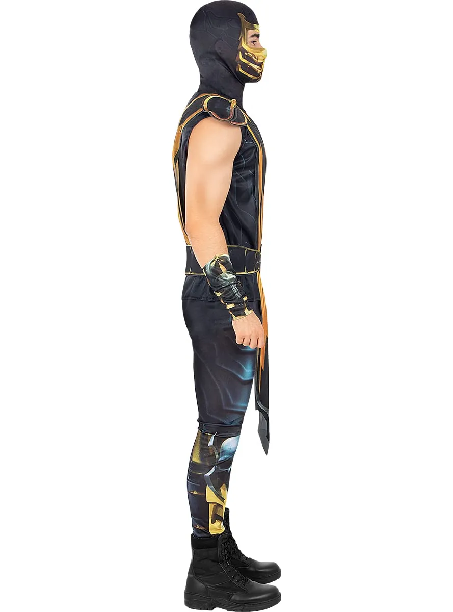 Funidelia Scorpion Mortal Kombat costume uomo M nero