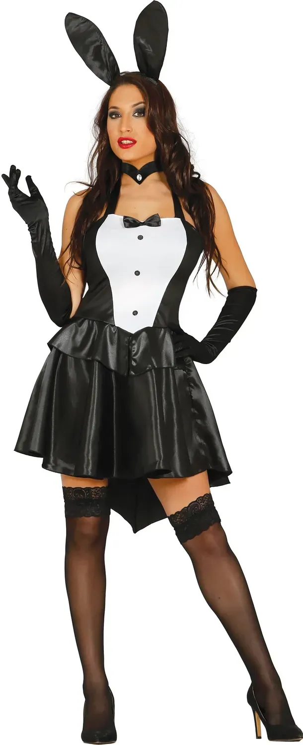 Guirca Costume Coniglietto Sexy Donna M 38-40 con Orecchie