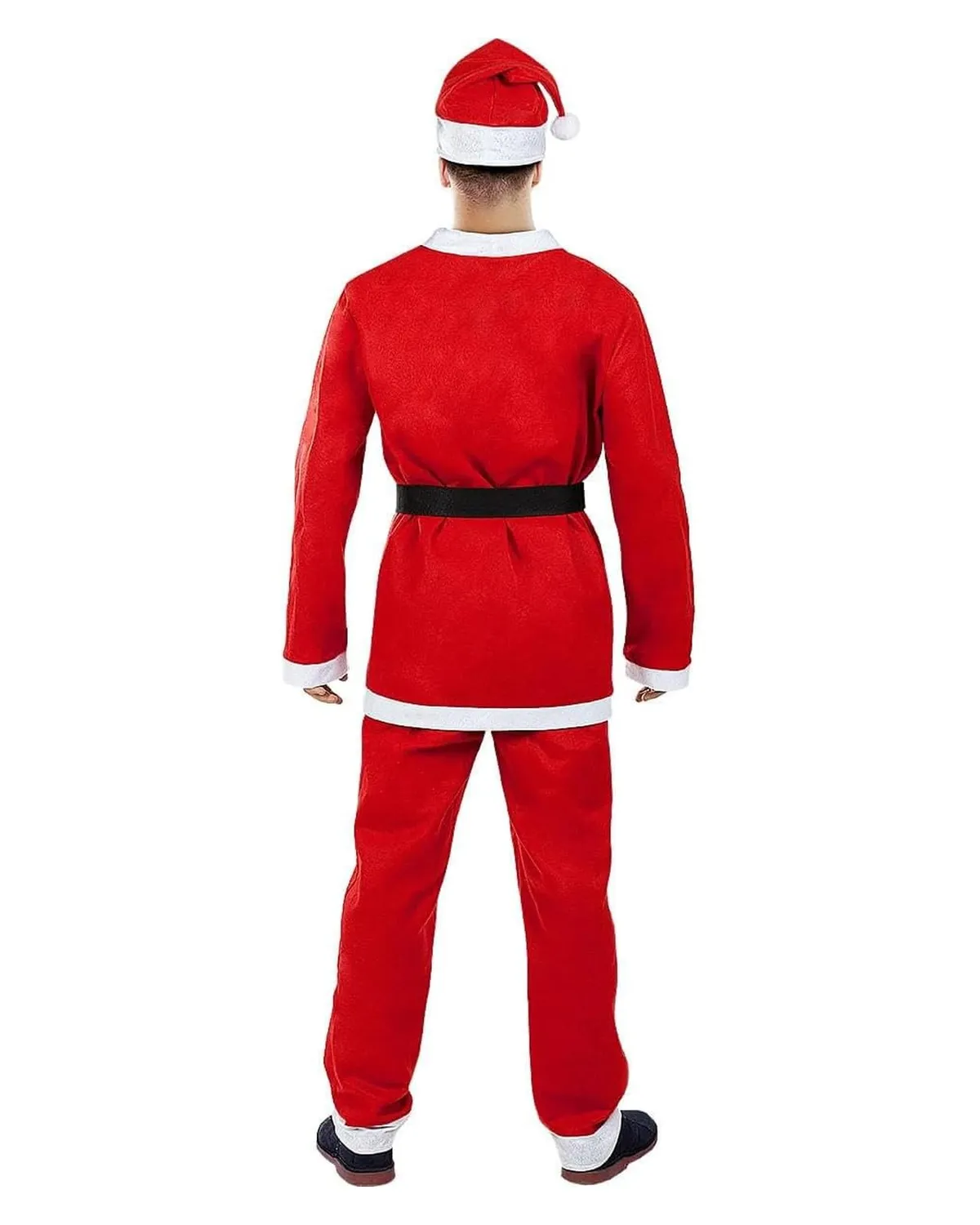 Funidelia Babbo Natale con Barba e Guanti costume uomo M rosso