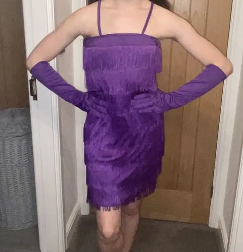 Smiffys Flapper costume donna viola anni 20
