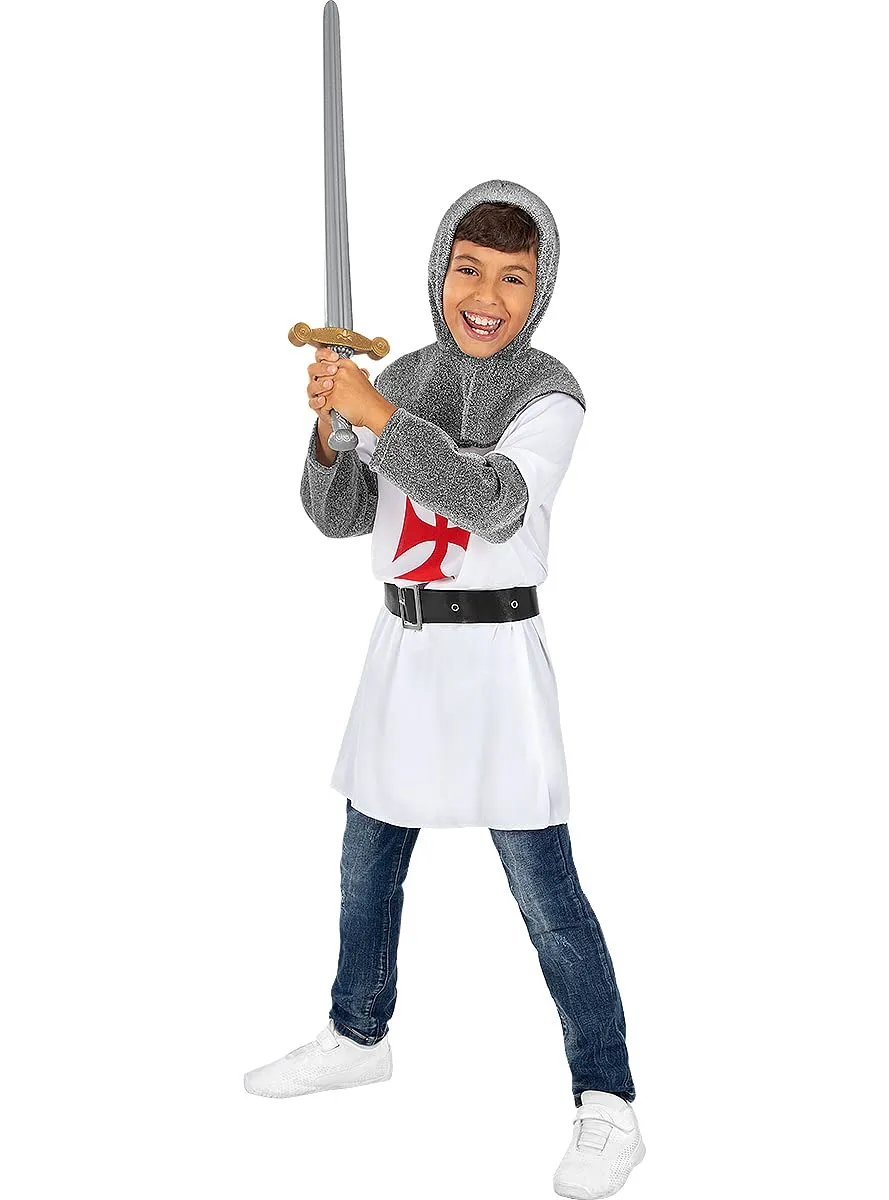 Funidelia Cavaliere Templari costume bambino grigio