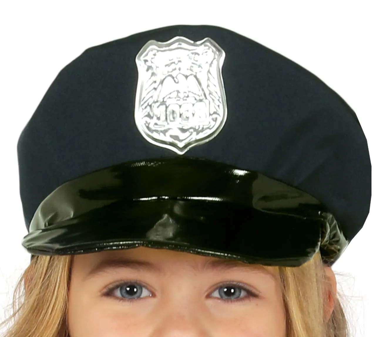 Guirca Costume Poliziotta Bambina 10-12 Anni con Cappello