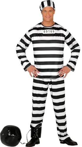 Fiestas Guirca Carcerato costume M 50-52 righe