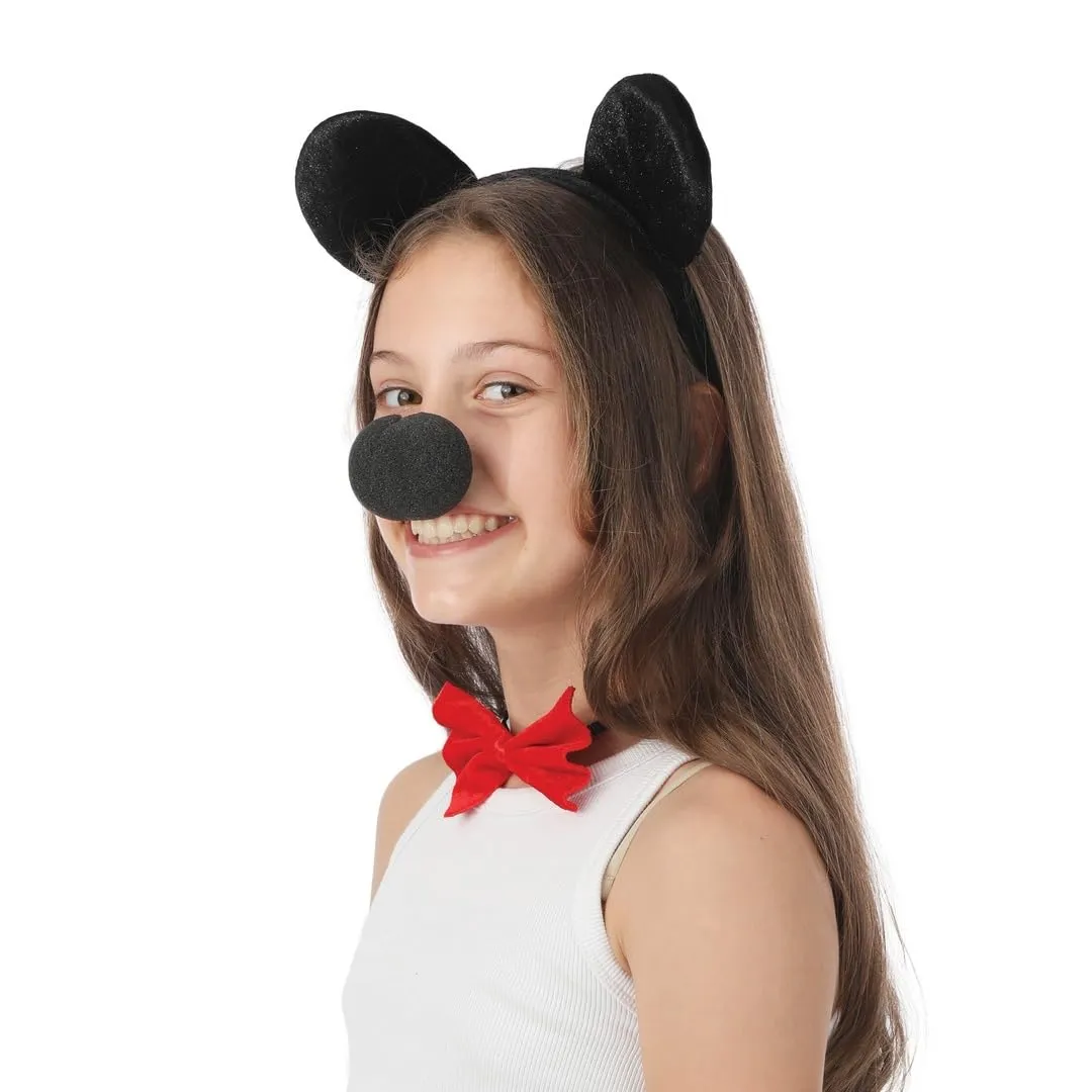 P'tit Clown 14010 set topo nero travestimento Carnevale