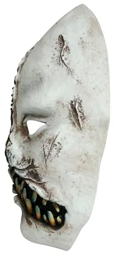 Guirca Mostro con Denti maschera lattice grigia adulto