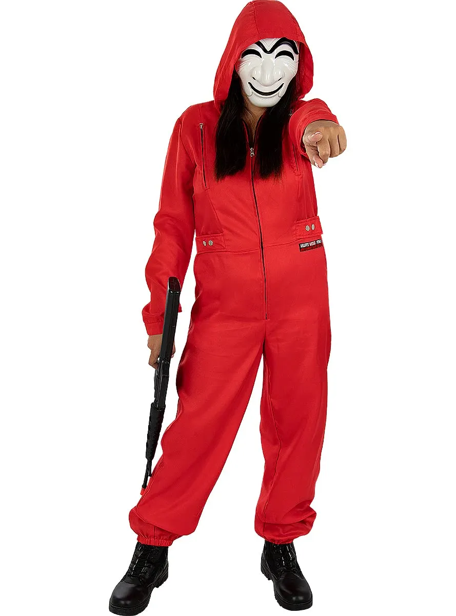 Funidelia La Casa de Papel Korea costume tuta rossa