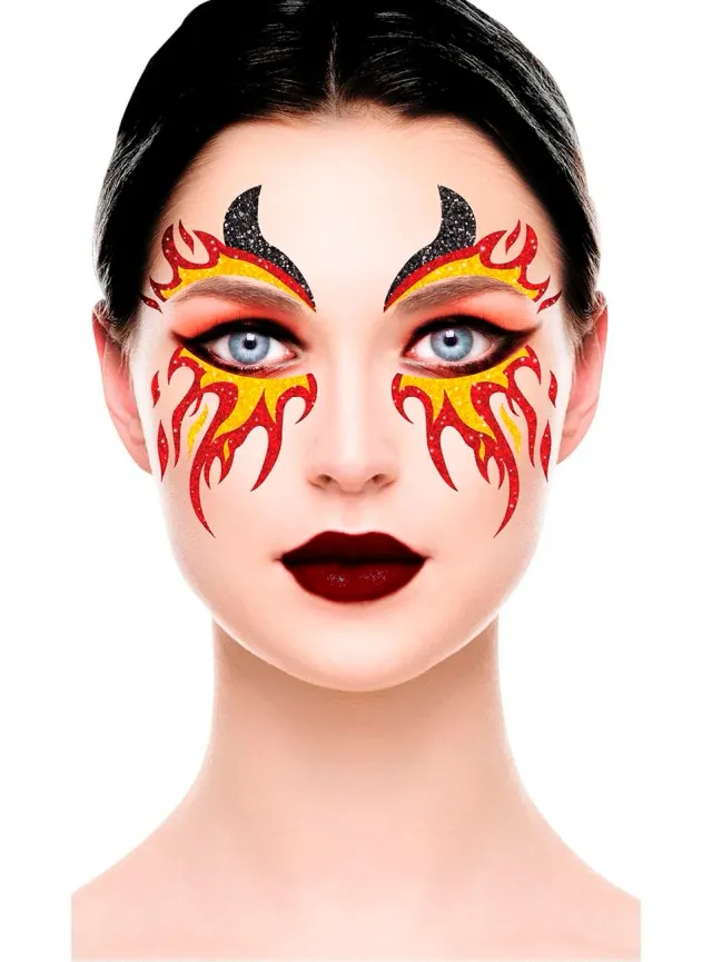 Fiestas Guirca Fire Glitter decorazione viso glitter