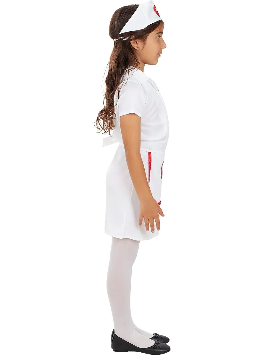 Funidelia Costume infermiera bambina 10-12 anni azzurro