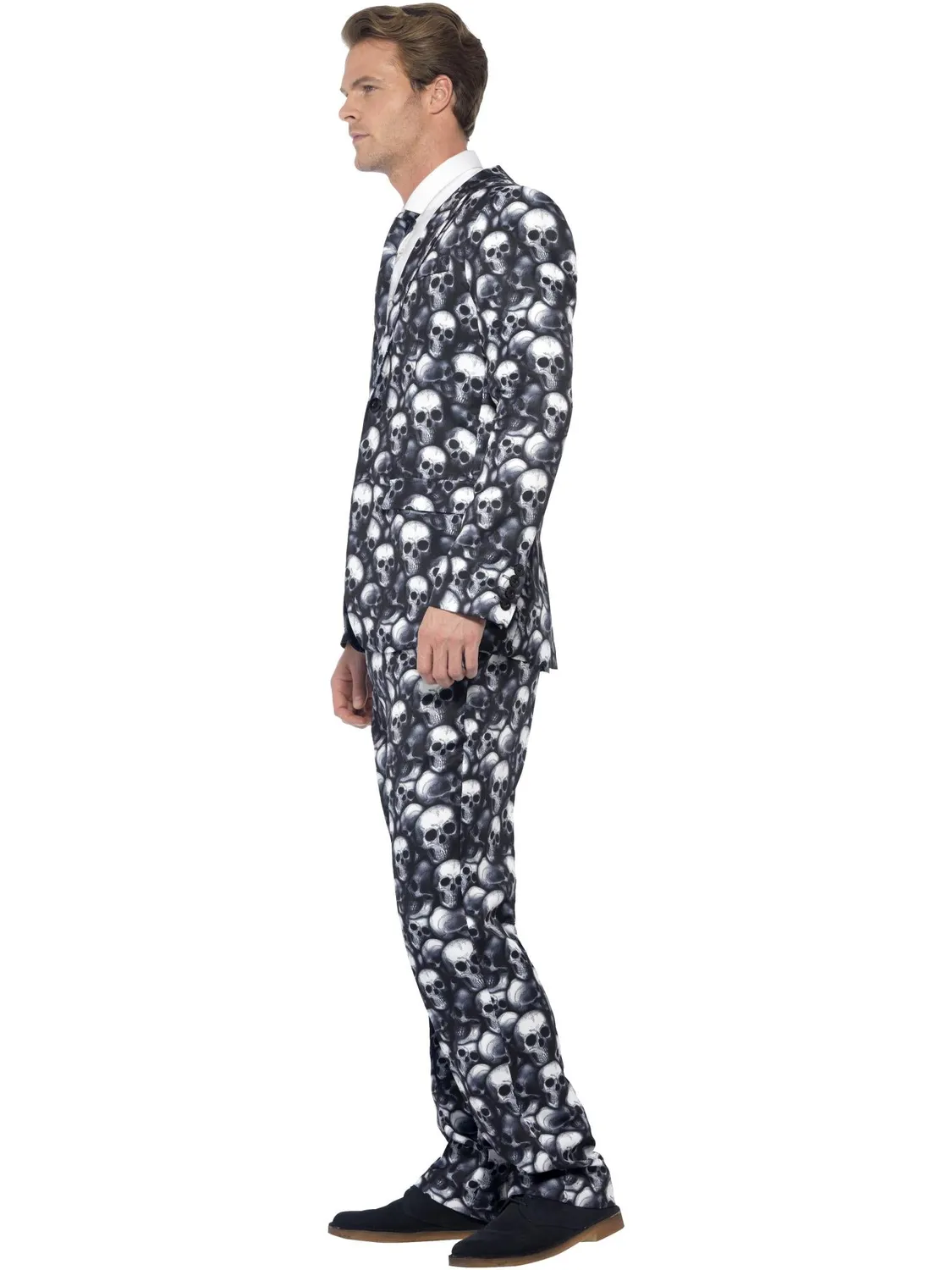 Smiffys Stand Out Skeleton vestito uomo scheletro M