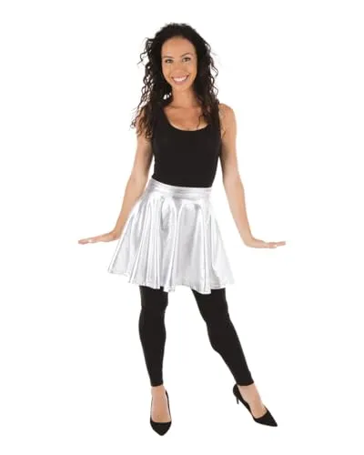 P'tit Clown Disco Gonna Argento Donna Taglia Unica