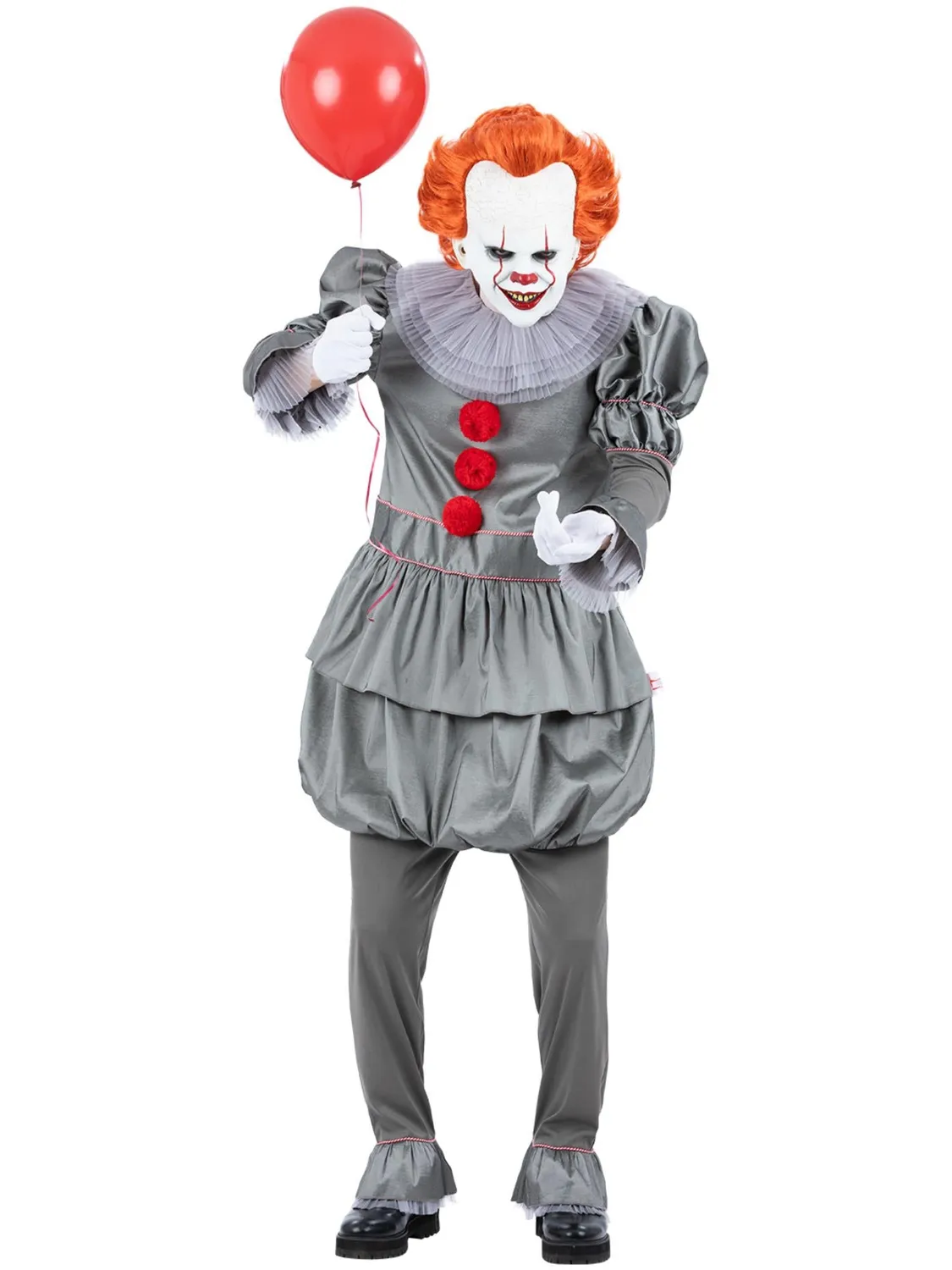 Smiffys IT Chapter 2 costume Pennywise uomo grigio