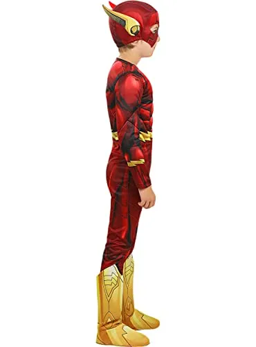 Funidelia Costume Flash muscoloso bambino 3-4 anni rosso