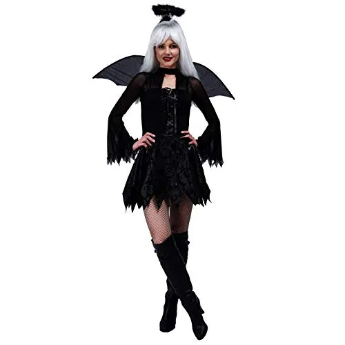 SEA HARE Angelo Caduto costume donna nero con ali