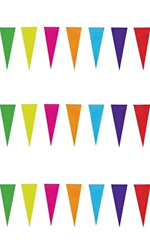 Fiestas Guirca Ghirlanda Triangoli Eco decorazione festa