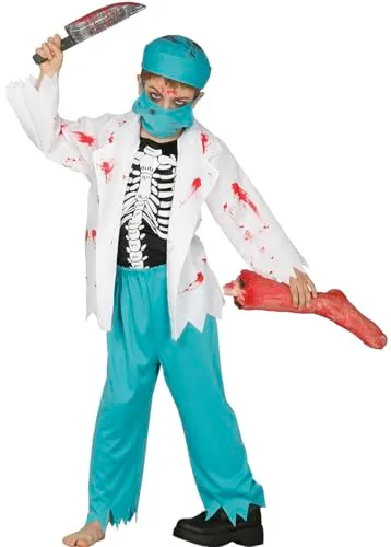 Guirca Costume dottore zombie bambino 7-9 anni Halloween