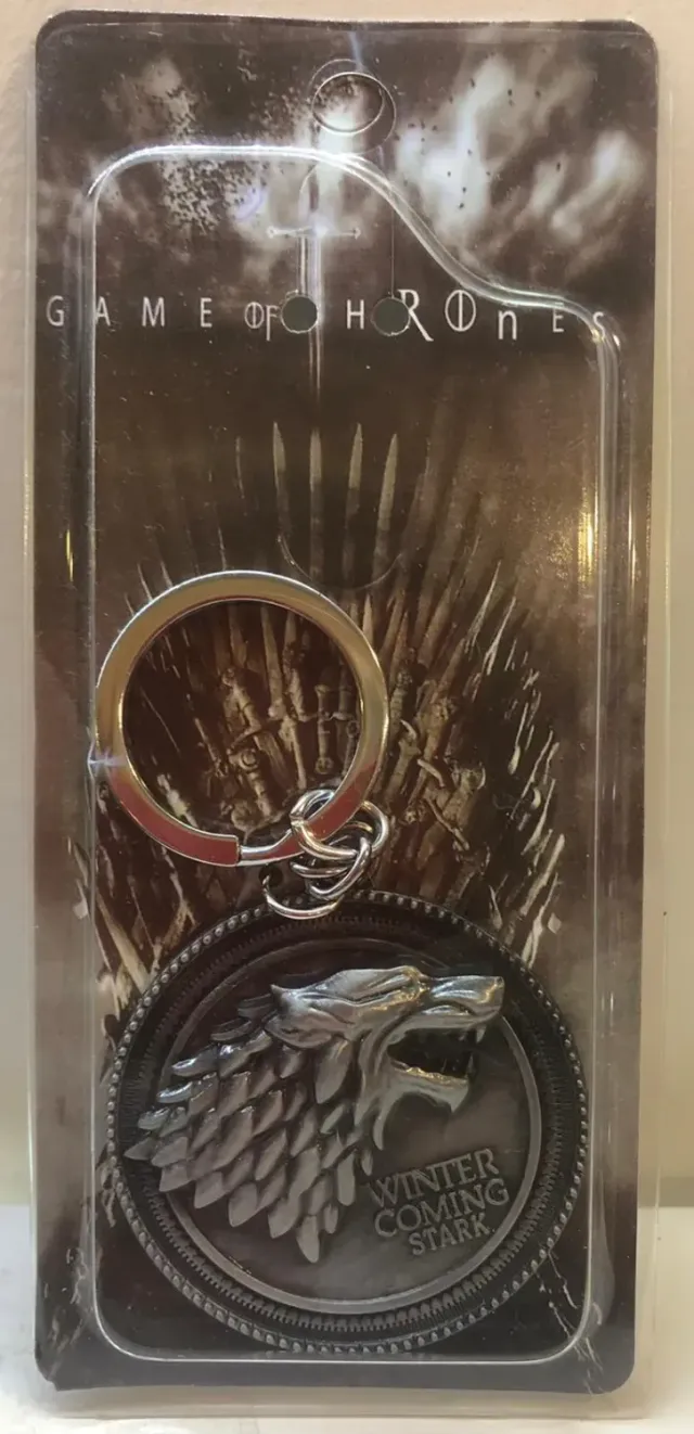 La Bottega di Merlino Placca Stark portachiavi acciaio 6 cm