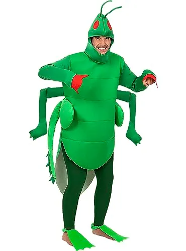 Funidelia Cavalletta costume adulto L-XL verde