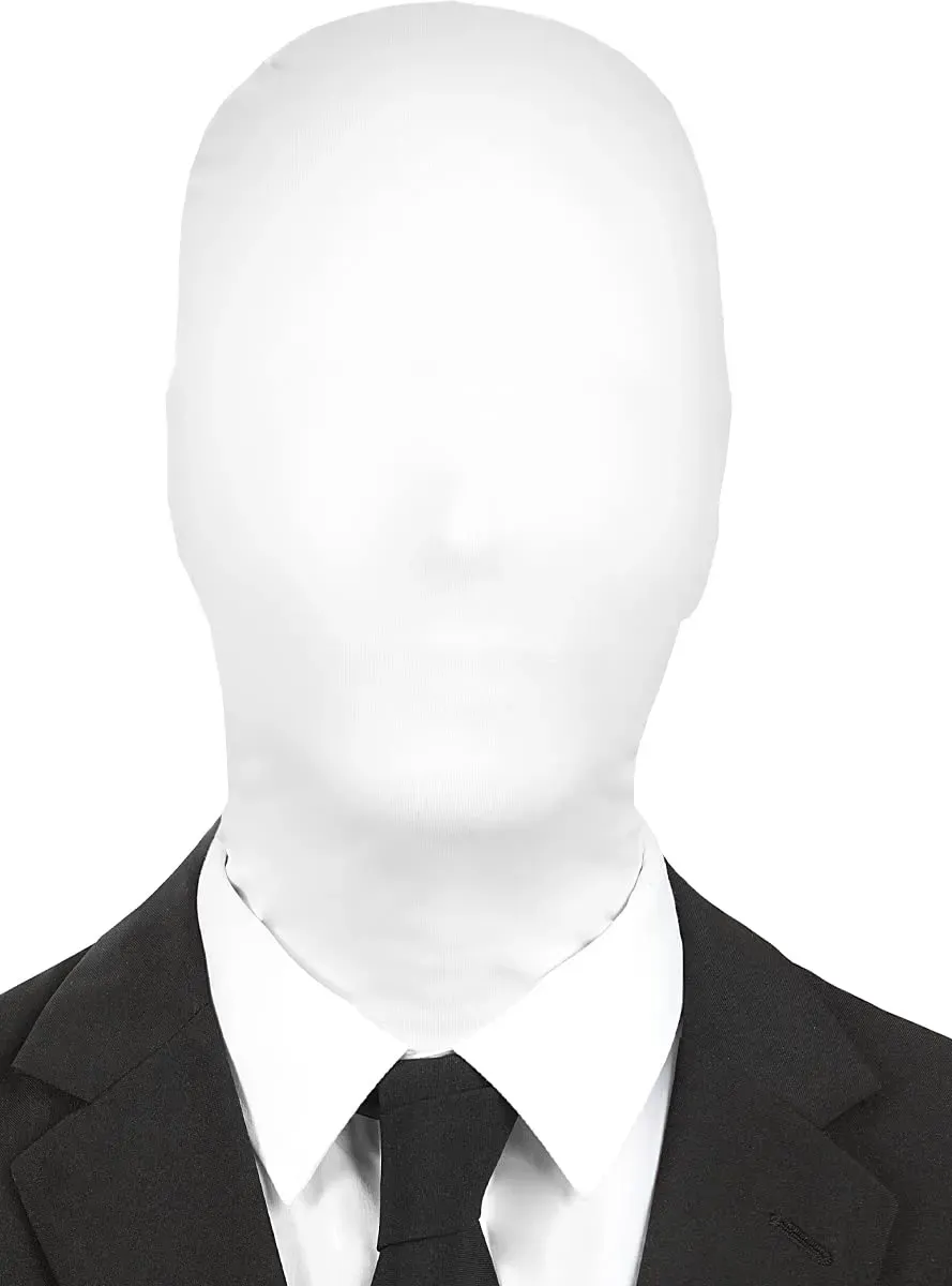 Funidelia Slender Man maschera bianca horror adulto