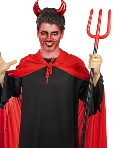 Funidelia Tridente Diavolo Smontabile Rosso Accessorio