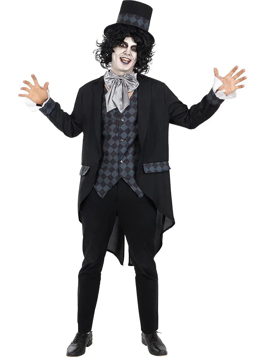 Funidelia Cappellaio Oscuro costume uomo XL nero