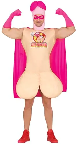 Fiestas Guirca Dickman costume uomo L con sorpresa