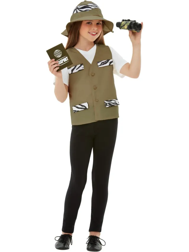 Smiffys Explorer Kit costume esploratore bambino 7-9 anni