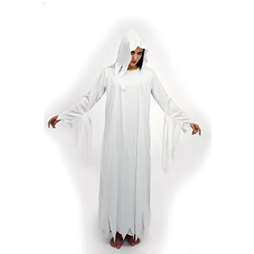 SEA HARE Ghouls fantasma bianco costume adulto con cappuccio