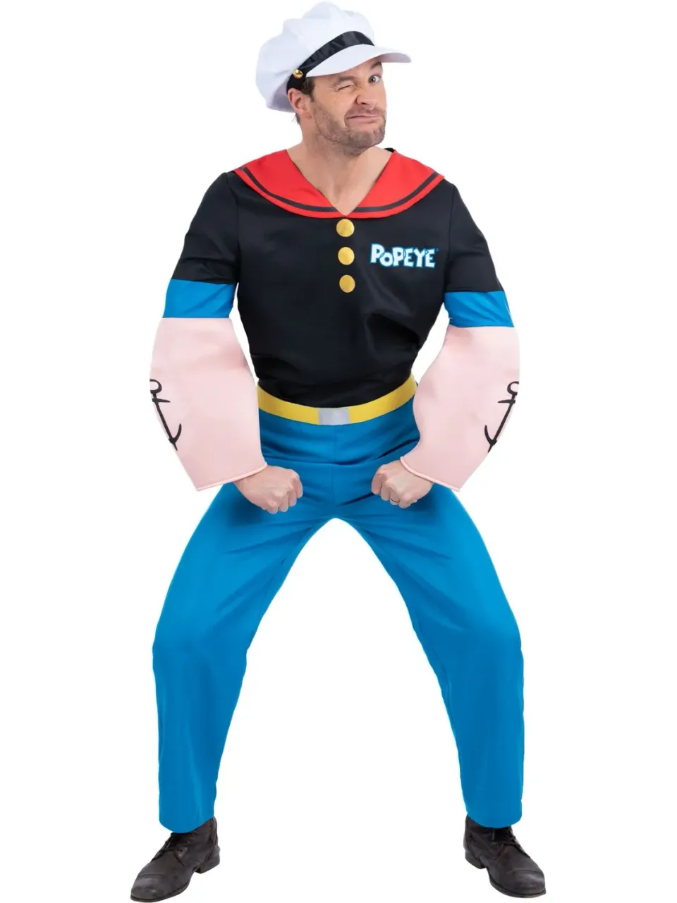 Smiffys Popeye costume marinaio muscoli Large 42-44