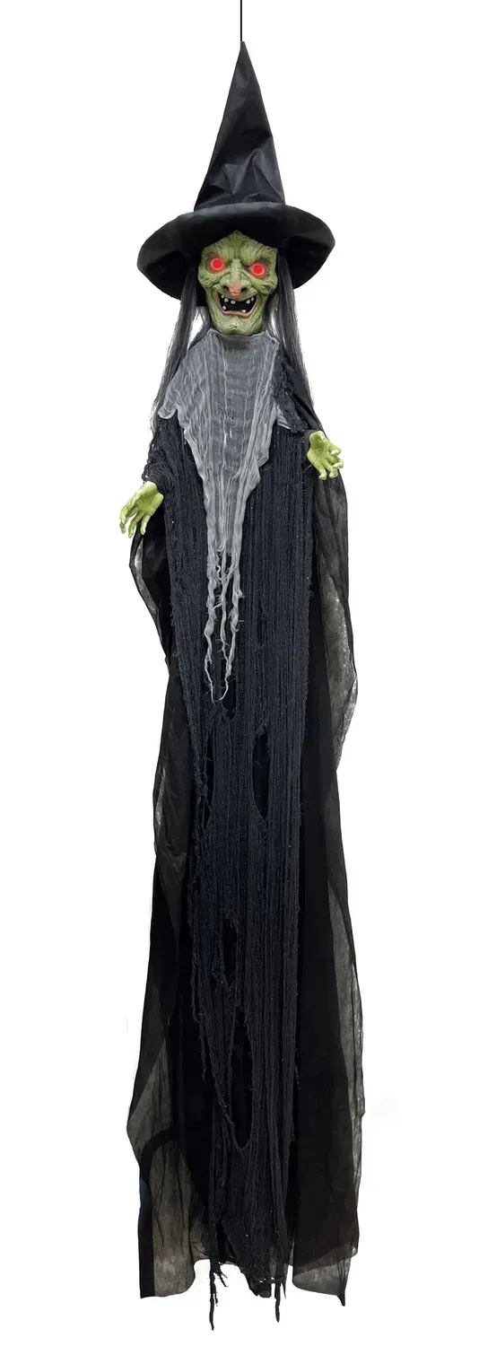 P'tit Clown strega gigante 360 cm decorazione halloween sonora
