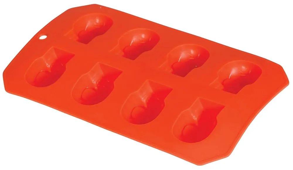 Fiestas Guirca Stampo Teschi Silicone Rosso Ghiaccio