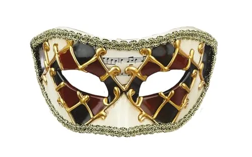 P'tit Clown 23380 maschera veneziana campanelli adulto