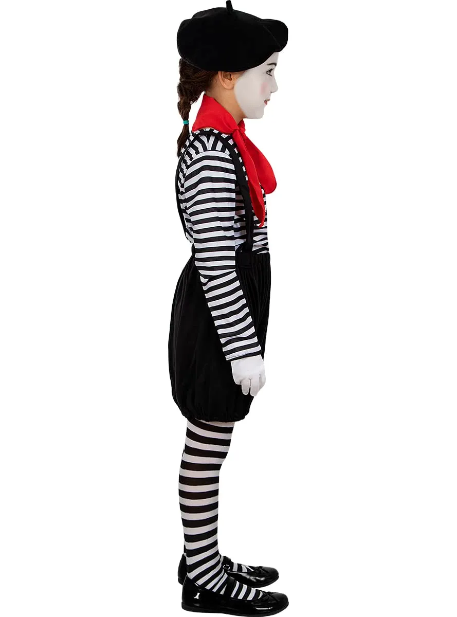 Funidelia Mimo costume bambina 5-6 anni nero circo