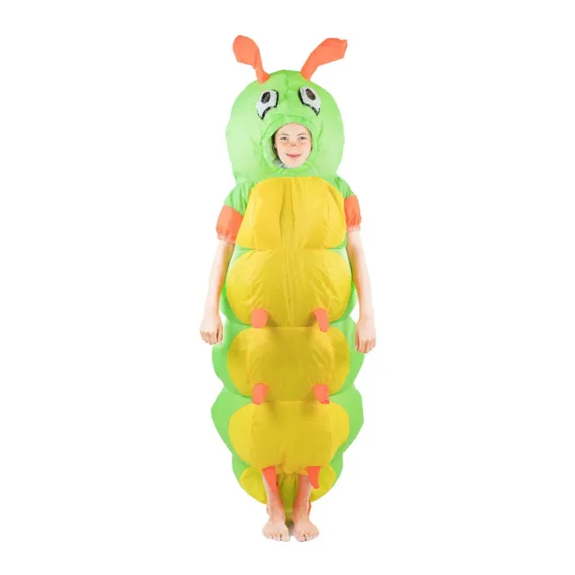 Bodysocks Costume Gonfiabile Bruco per Carnevale