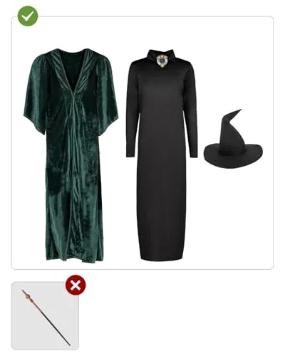 Funidelia McGonagall Donna L-XL con Cappello Hogwarts