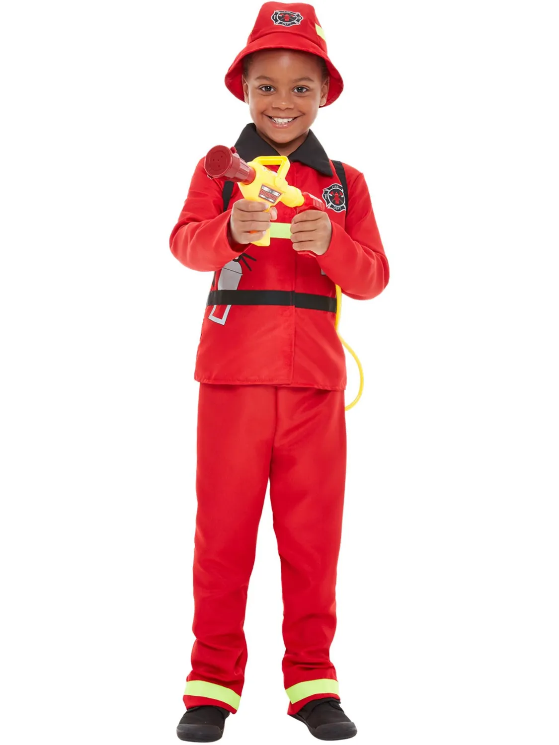 Smiffys Fire Fighter costume pompiere Small 4-6 anni