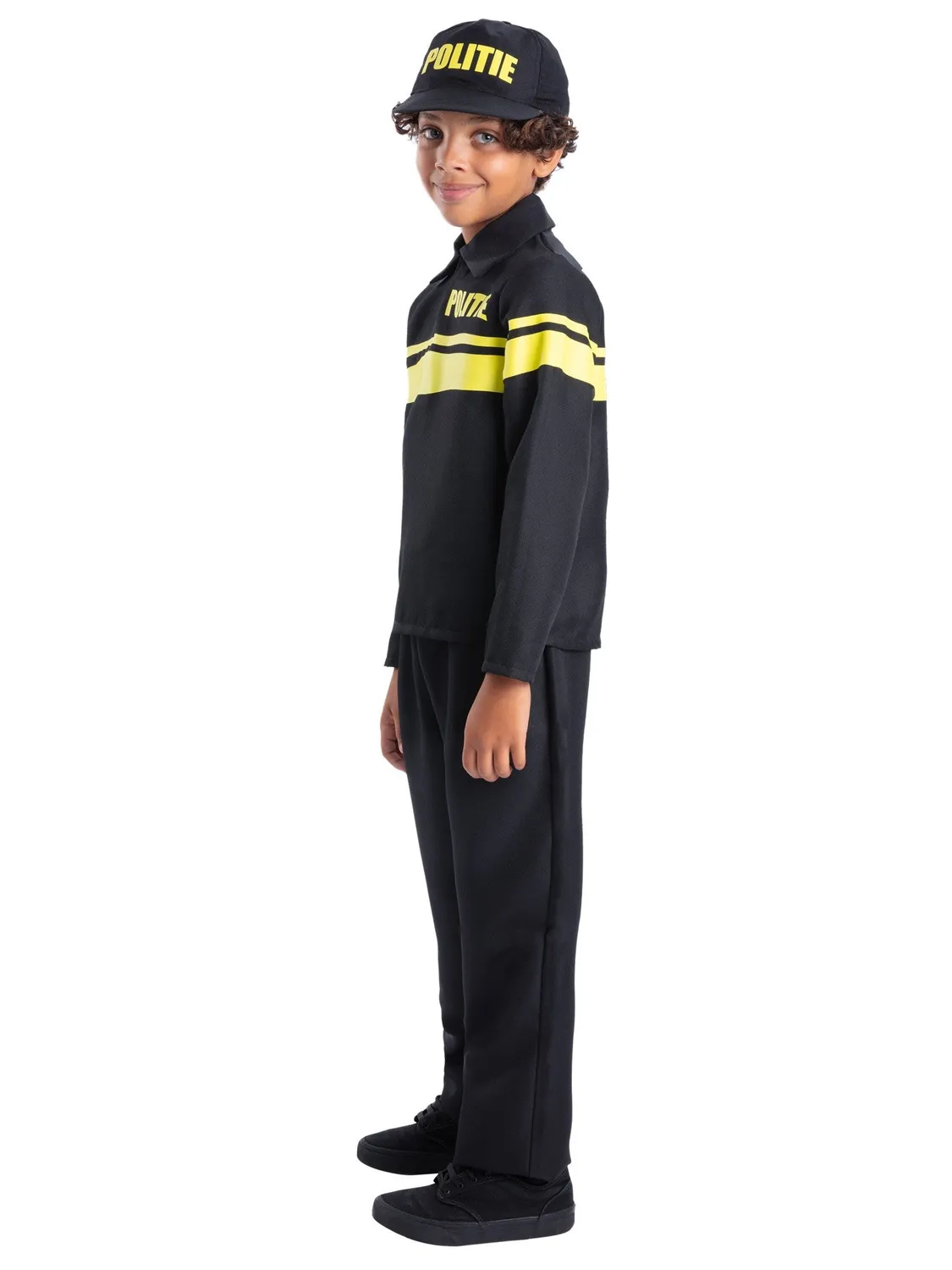 Smiffys Netherlands Politie costume poliziotto nero 10-12 anni