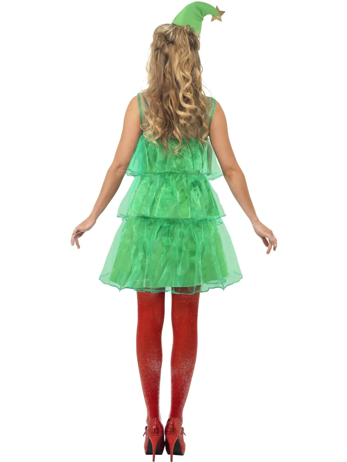 Smiffys Christmas Tree Tutu costume albero Natale donna S