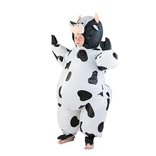 Bodysocks Costume Gonfiabile Mucca Bambini 5-11 Anni