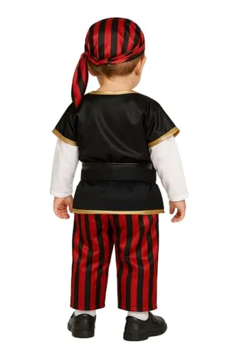 Fiestas Guirca Pirata Baby costume 12-18 mesi 5 pezzi