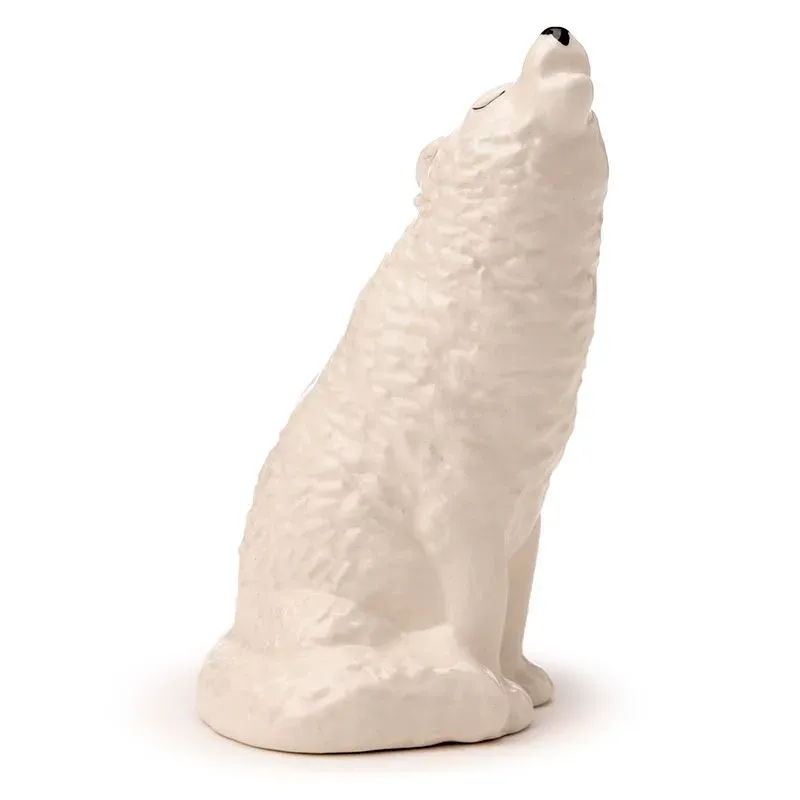 Lupo Bianco Set Sale e Pepe Ceramica 2 Pezzi