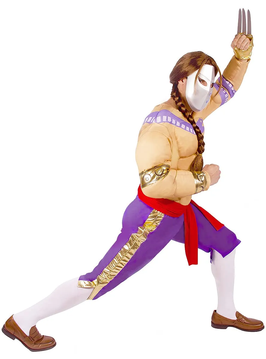 Funidelia Street Fighter Vega costume uomo viola ufficiale
