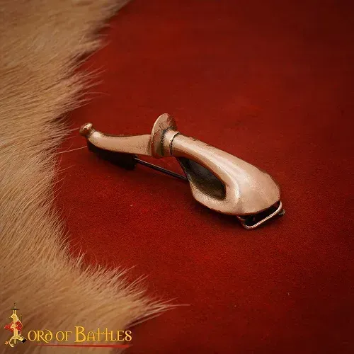 La Bottega di Merlino Fibula Romana IV Secolo Spilla Bronzo 9 cm